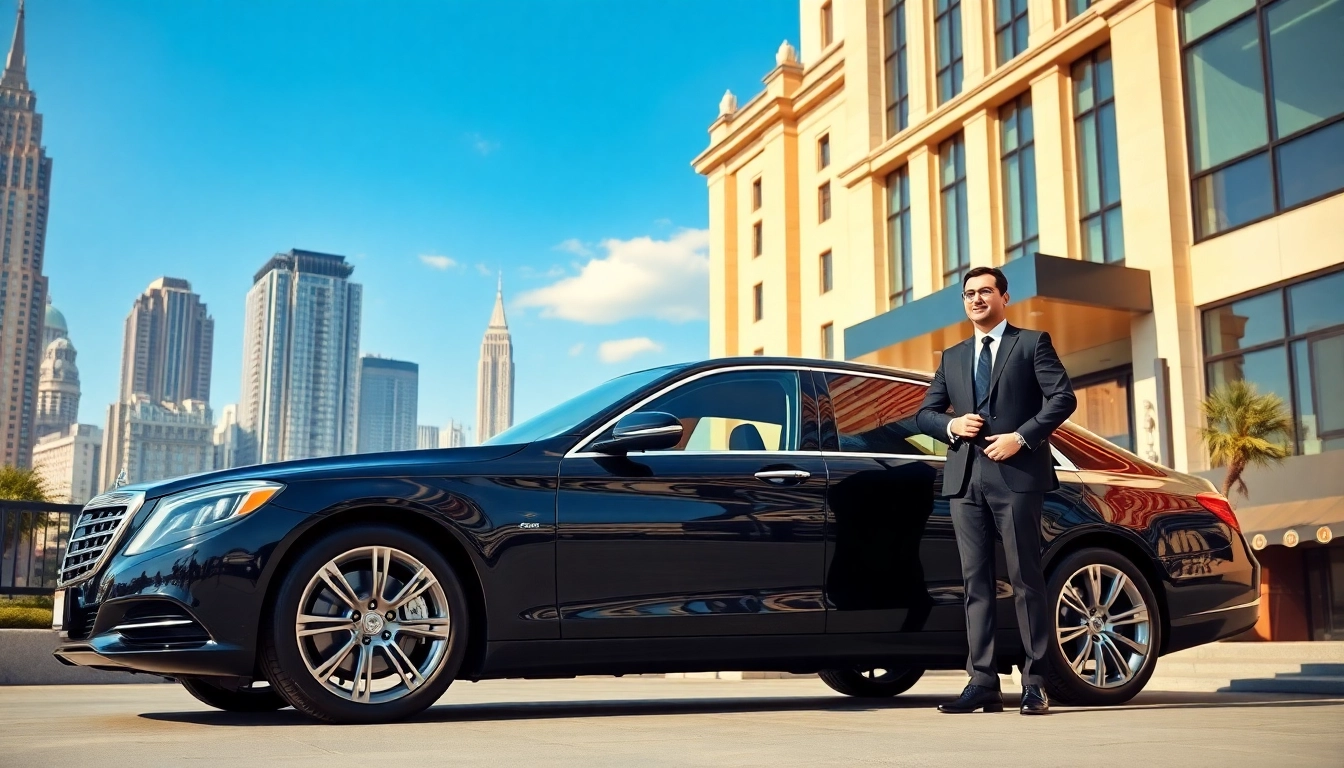 Experience premium vip chauffeur service with a luxurious vehicle and professional chauffeur.